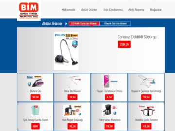 bim aktüel ürünleri