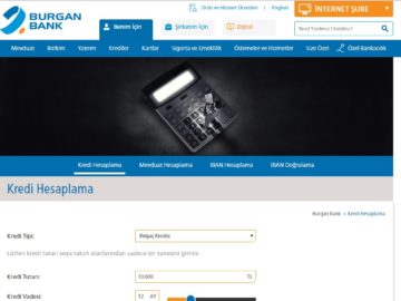 burgan bank kredi