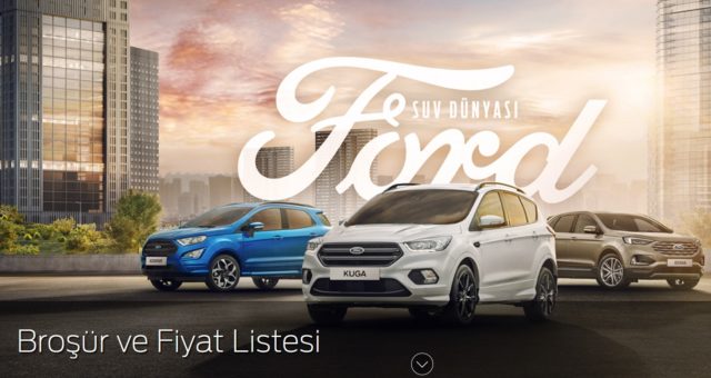 Ford fiyat listesi