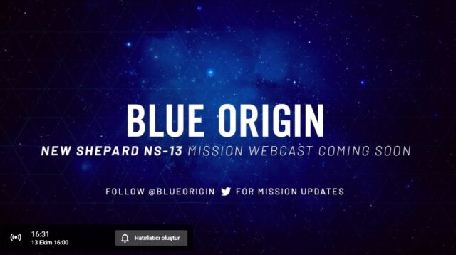 Blue Origin New Shepard Test Uçuşu